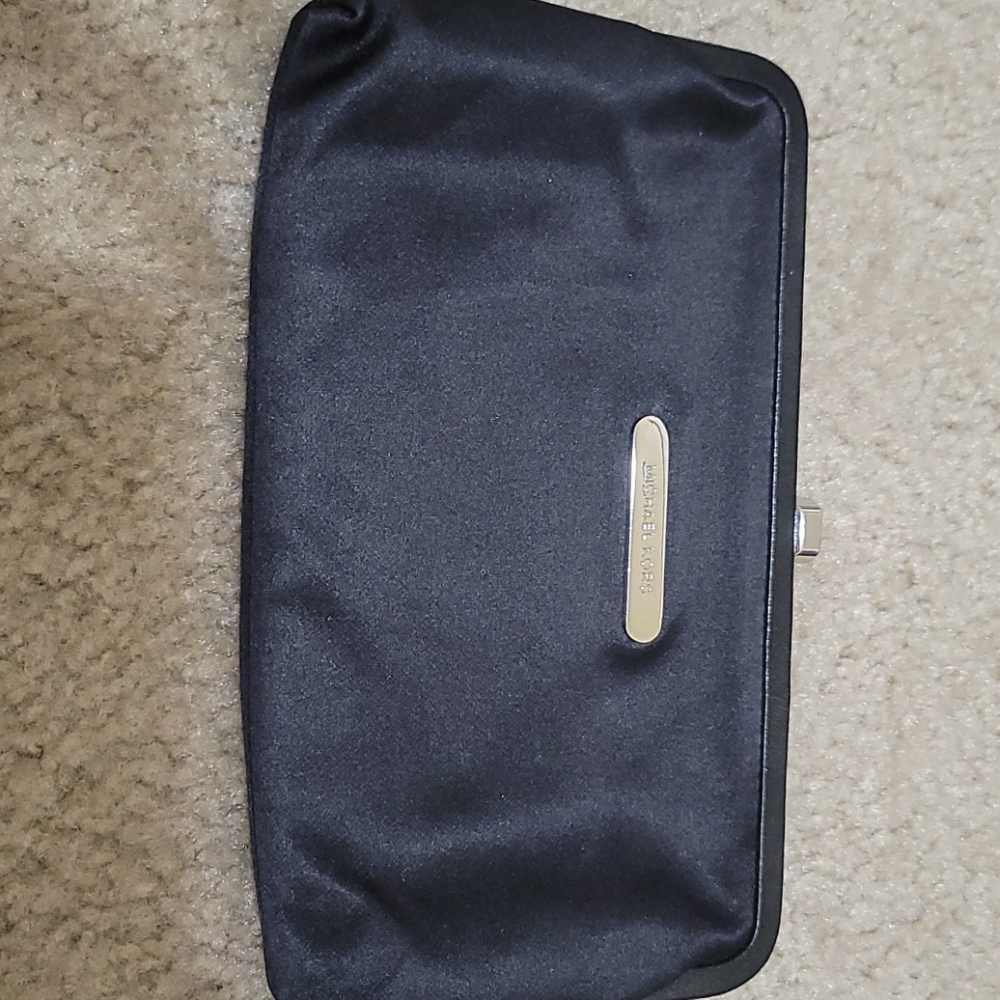 Michael kors satin small clutch
